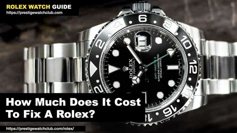 cost to repair rolex watch